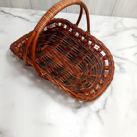 Vintage Boho Flower Basket - Picture 6 of 6